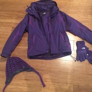 The north face winter gear set